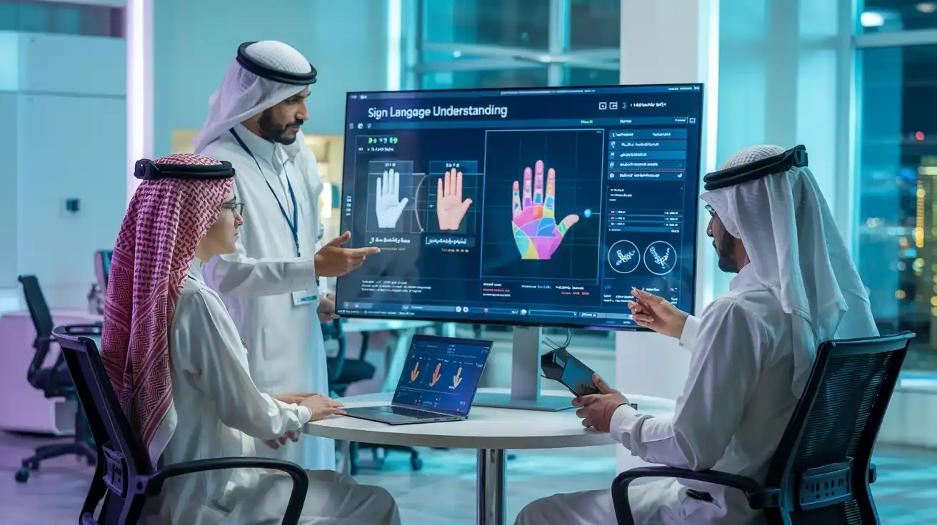 خبراء سعوديون في الذكاء الاصطناعي رواد التكنولوجيا لتعزيز فهم لغة الإشارة
